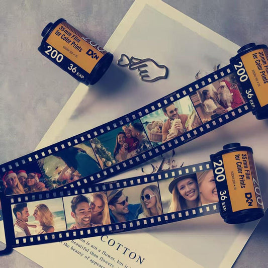 Custom Film Strip Album For Couple Anniversary - Oneiretro